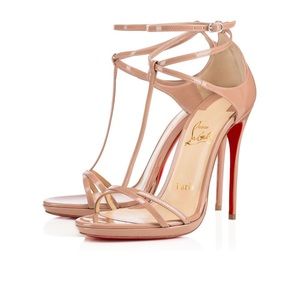 Christian Louboutin Benedetta Sandal, Nude 120mm